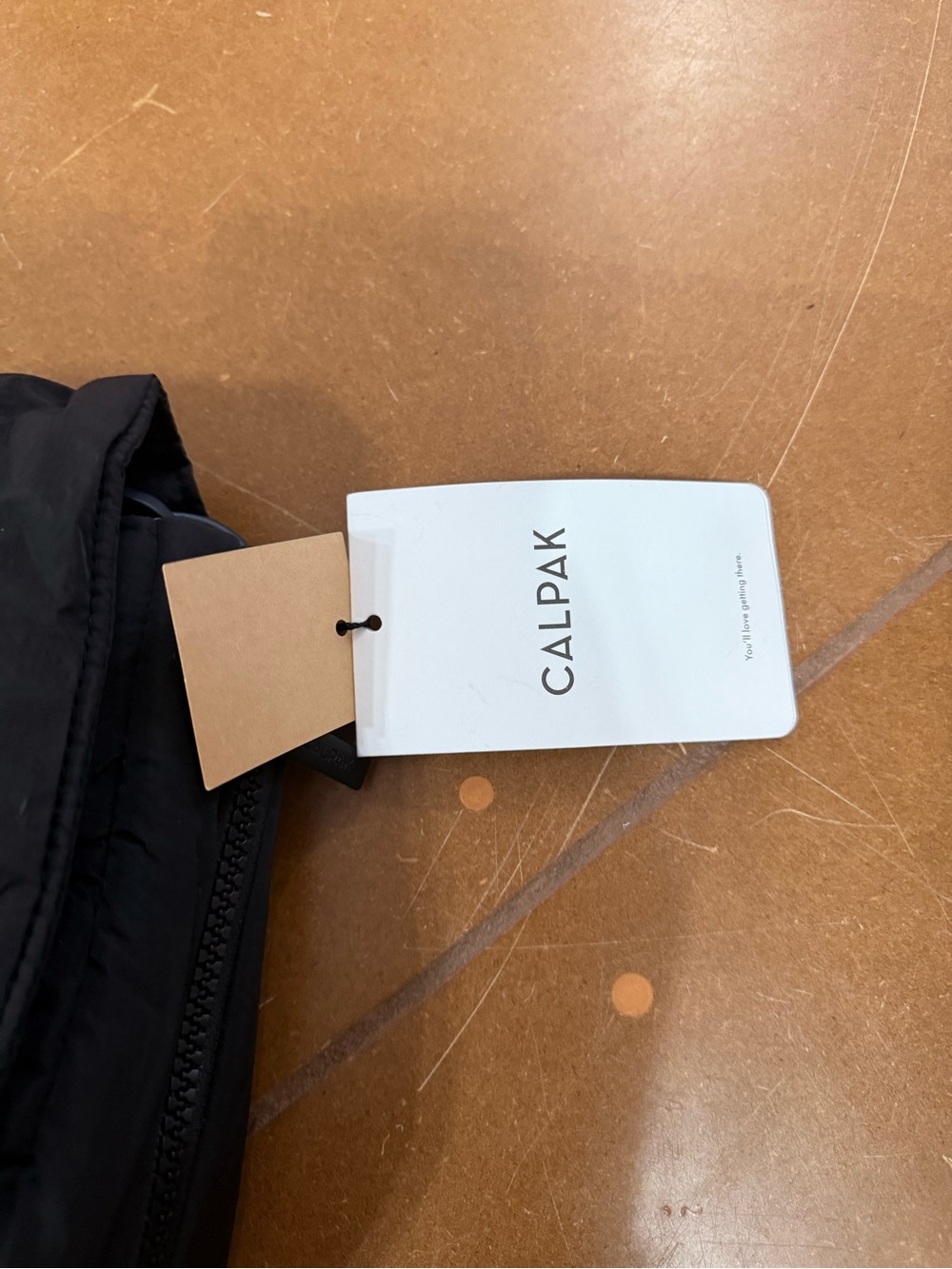 CalPak Black Travel Tote with Tag